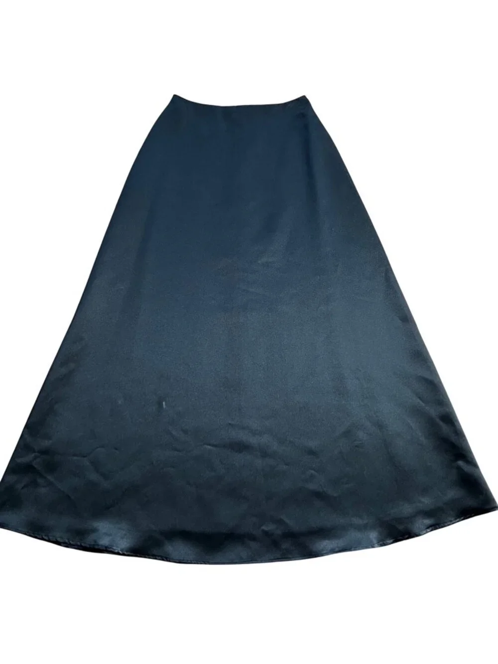 Vintage Jessica McClintock Gunne Sax Size 3/4 Black A-Line Formal Maxi Skirt